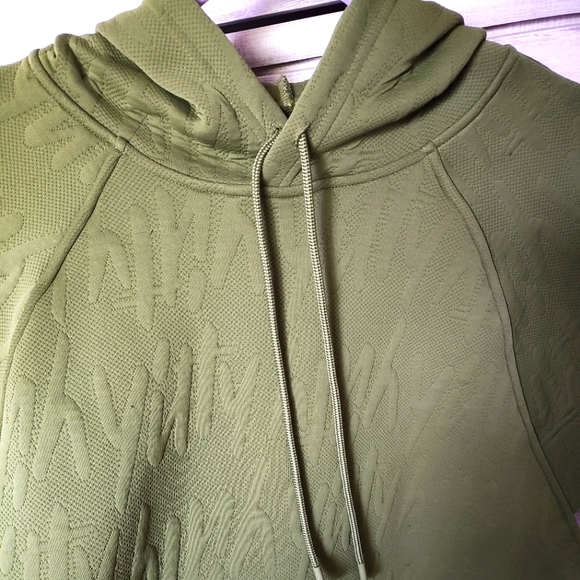 FABLETICS X YITTY Backless Hoodie Sport Dress Cap Sleeve Moss Green - Picture 6 of 10